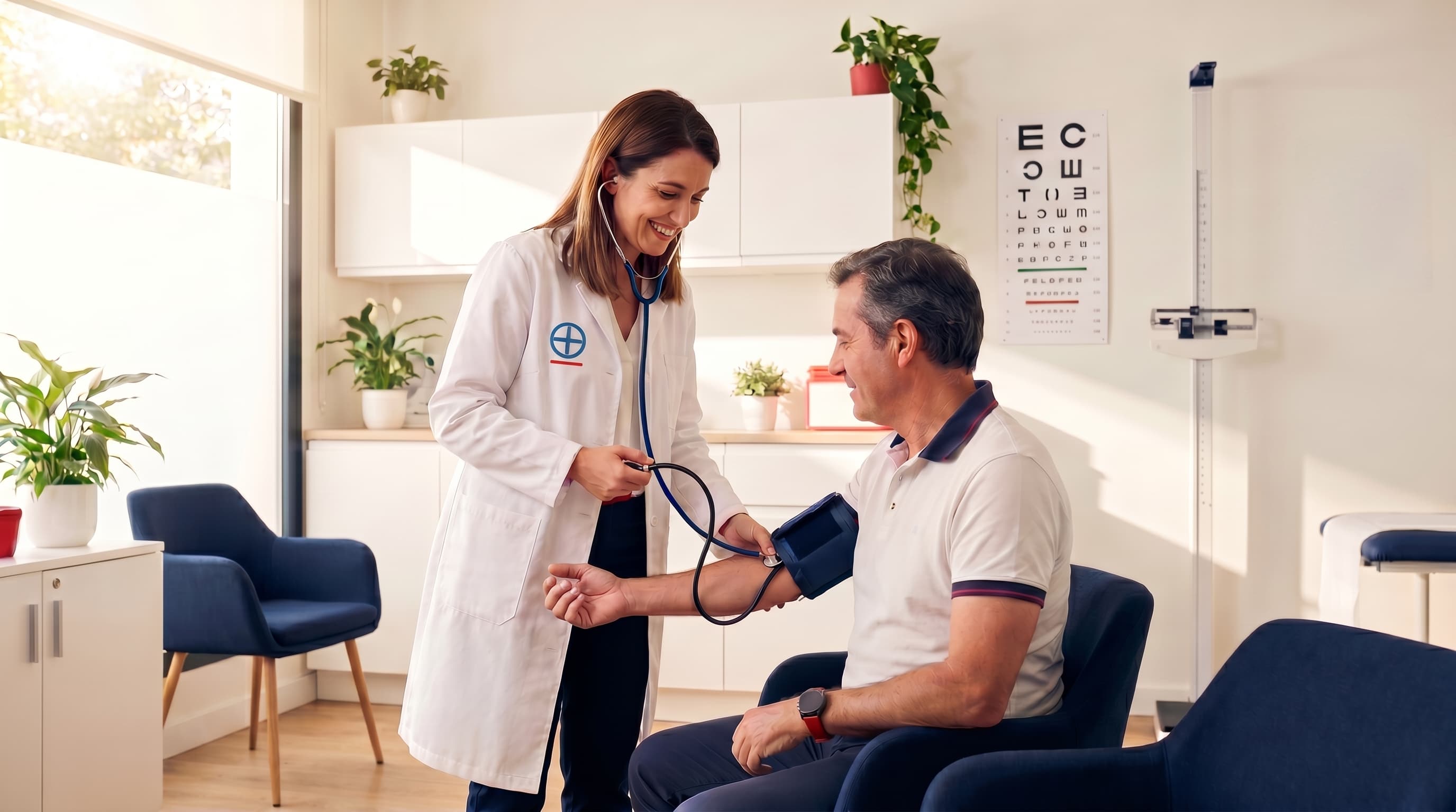 Reconocimiento médico en el Centro Médico Neroma